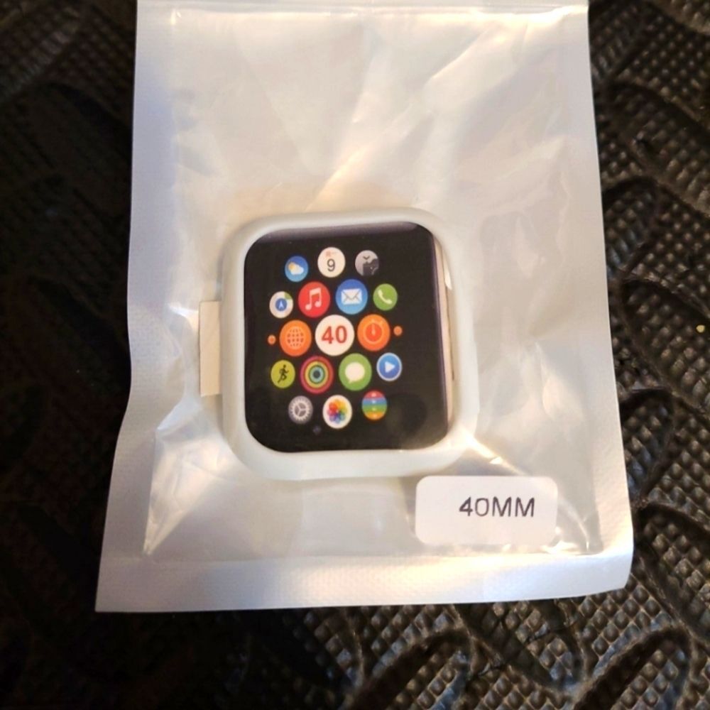 Apple Watch silicone matte white case‎